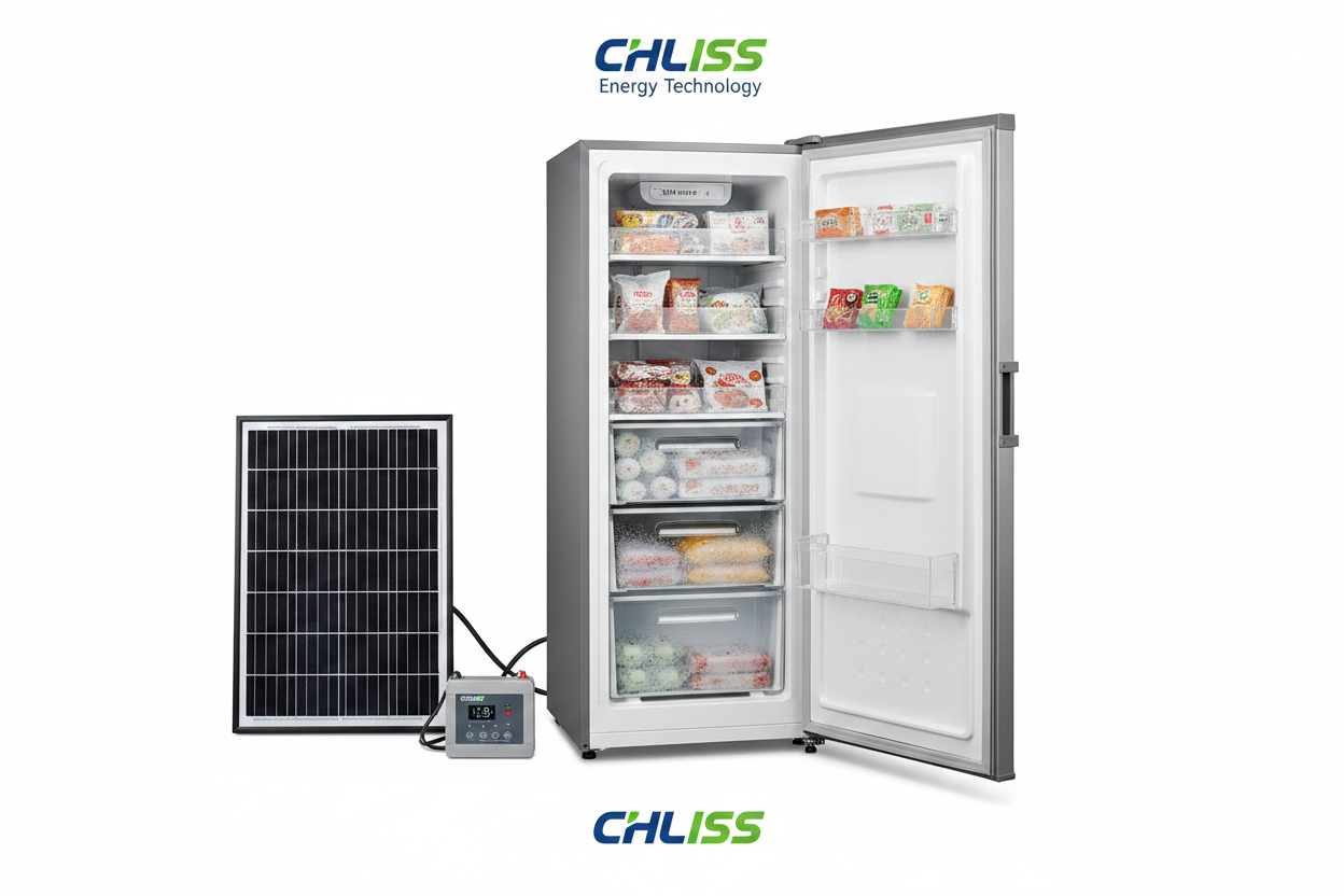 198L 12V DC Solar Upright Freezer