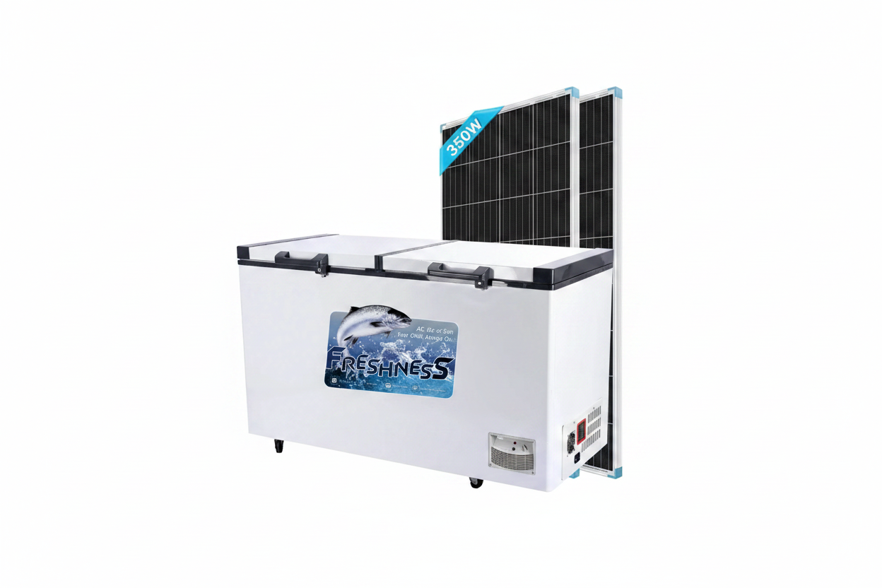 508L Hybrid Solar Refrigerator