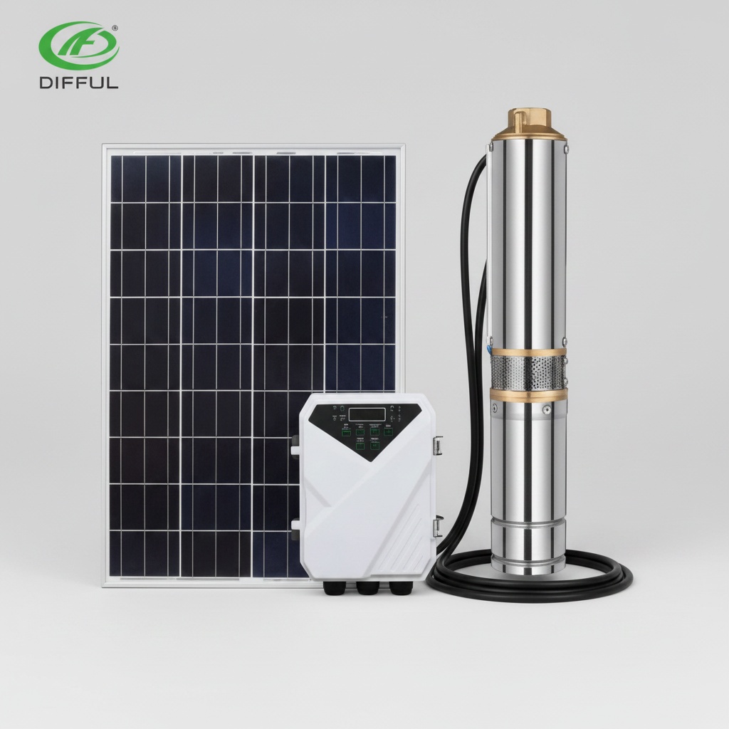 Difful 4-Inch Solar Water Pump System